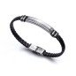 Pulsera VICEROY 6300P01010 Acero y Piel Negro Hombre