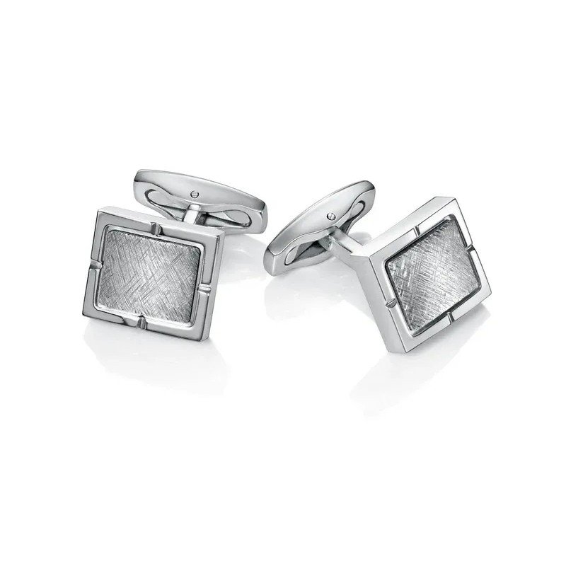 Gemelos VICEROY 15002G01000 hombre de acero con placa bicolor