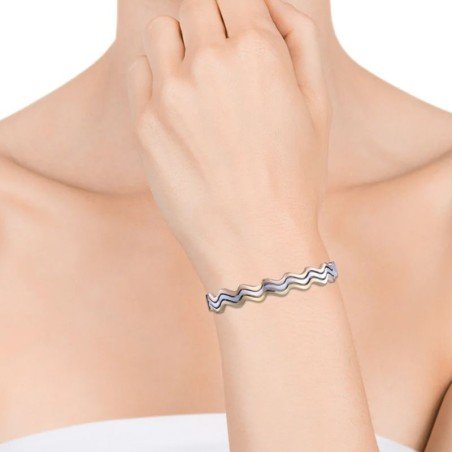 Pulsera aro Viceroy 1453P01019 Acero Tricolor Mujer