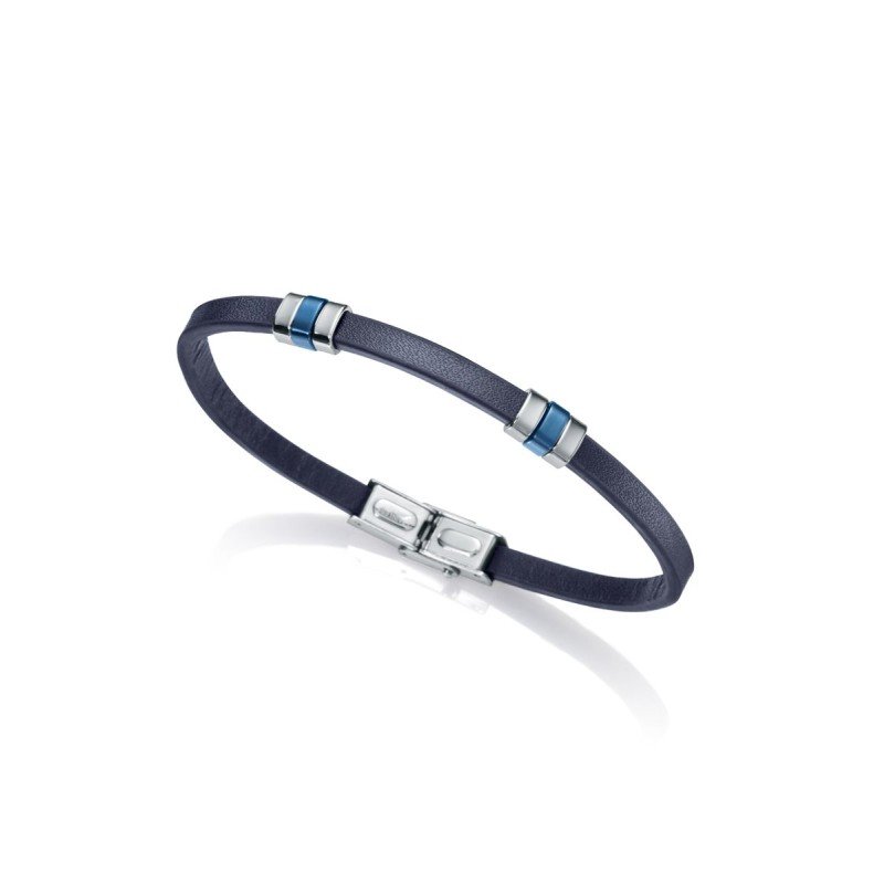 Pulsera Viceroy 6459P01013 piel azul y acero Pulsera Viceroy 6459P01013 piel azul y acero