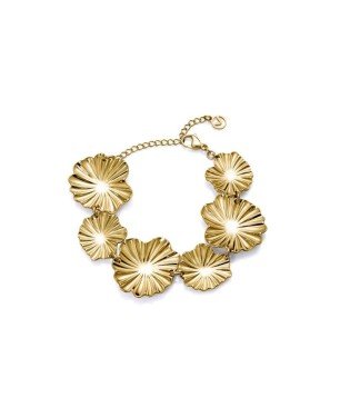 Pulsera Viceroy 15149P01012 Flores Acero Dorado Mujer
