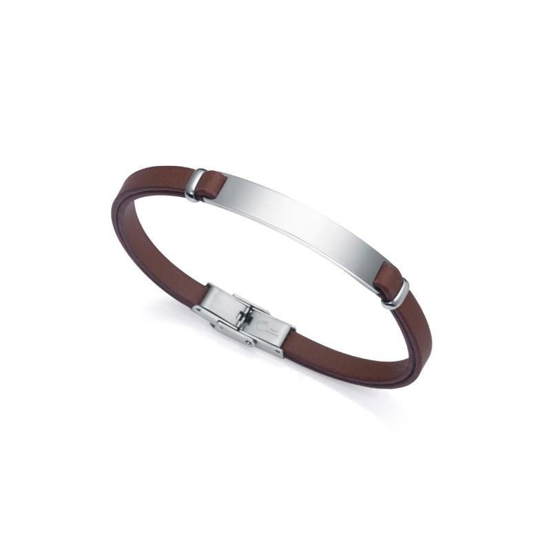 Pulsera Viceroy 75343P01011 Acero Piel Vegana Hombre