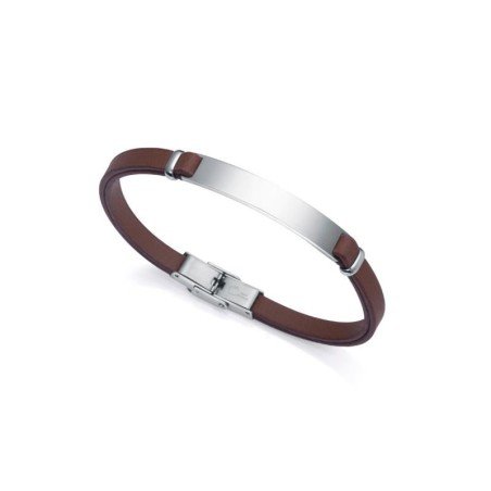 Pulsera Viceroy 75343P01011 Acero Piel Vegana Hombre