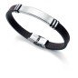 Pulsera VICEROY 6343P09017 Negro Acero Piel Hombre