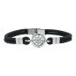 Pulsera timón negro negro