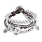 Pulsera UNO de 50 PUL0524MT El Lío Pardo Aleación característica bañada en plata de 15 micras.
