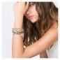 Pulsera UNO de 50 PUL0524MT El Lío Pardo Aleación característica bañada en plata de 15 micras.