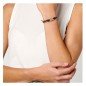 Cupido (Pulsera Talla M) Uno de 50 Aleación de metales bañados en plata de ley