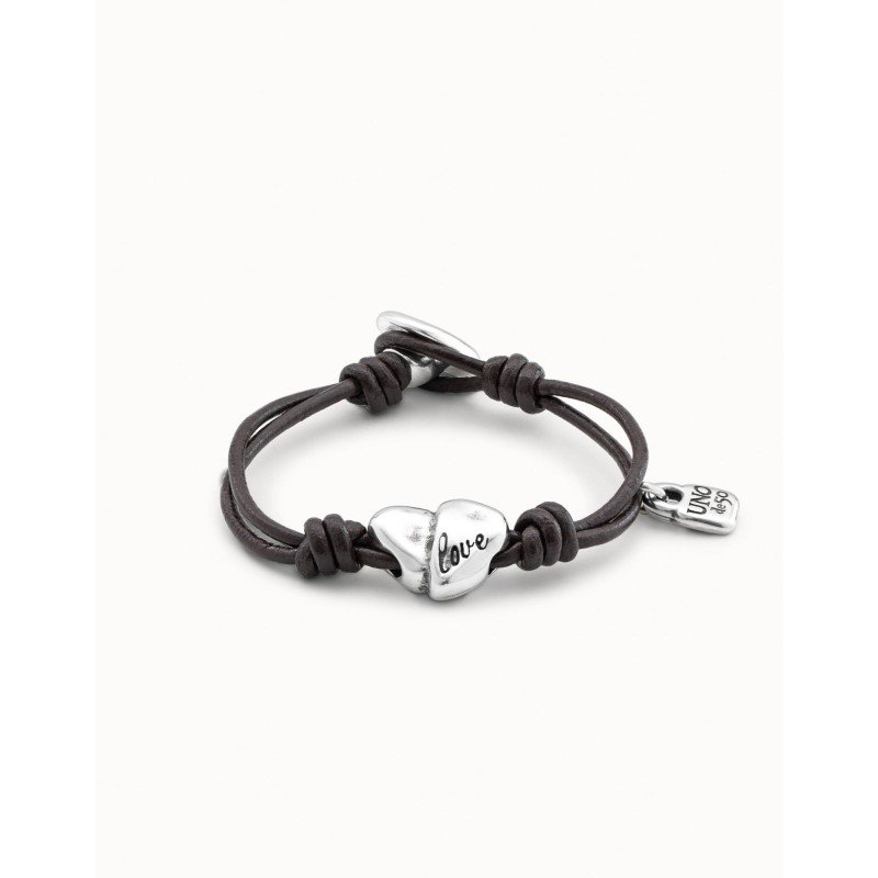 Cupido (Pulsera Talla M) Uno de 50 Aleación de metales bañados en plata de ley