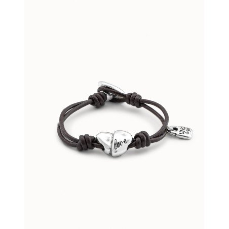 Cupido (Pulsera Talla M) Uno de 50 Aleación de metales bañados en plata de ley