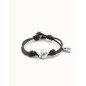 Cupido (Pulsera Talla M) Uno de 50 Aleación de metales bañados en plata de ley