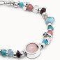 Pulsera UNO de 50 PUL1848MCLMTL0M My Luck Energía+ Bañada en Plata con Piedras y Cristales Talla M Mujer