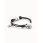 Cupido (Pulsera Talla M) Uno de 50 Aleación de metales bañados en plata de ley