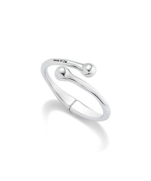 Comeback (Pulsera Talla L) Uno de 50 Pulsera rígida de aleación de metales bañados en plata de ley con muelle interior