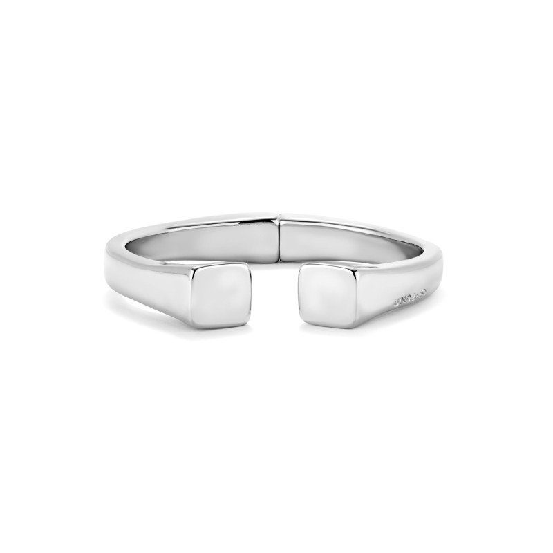 Pulsera Rígida UNOde50 Ser Sin Complejos - Acero Liso Bañado en Plata - Extremos Cuadrados | PUL2493MTL0000L Pulsera Rígida UNOde50 Ser Sin Complejos - Acero Liso Bañado en Plata - Extremos Cuadrados | PUL2493MTL0000L