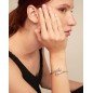 Pulsera UNO de 50 Comeback PUL2416MTL0000M Talla M Rígida de aleación de metales bañados en plata de ley con muelle interior