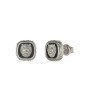 Pendientes GUESS JUME04011JWSTBKT-U LION KING Plateado y Negro