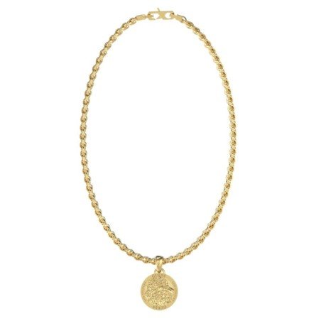 Collar Guess JUMN03007JWYGT-U Lion King Dorada Hombre