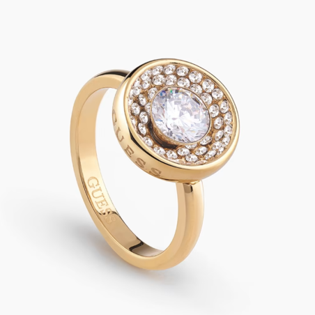 Anillo Guess JUBR03397JWYG52 Unique Solitaire Mujer