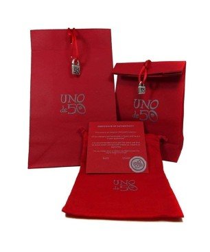 Charm Uno de 50 (Talla Única Cadena no incluida) Unisex CHA0039MTL0000U M's