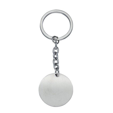 Llavero redondo 30 MM acero