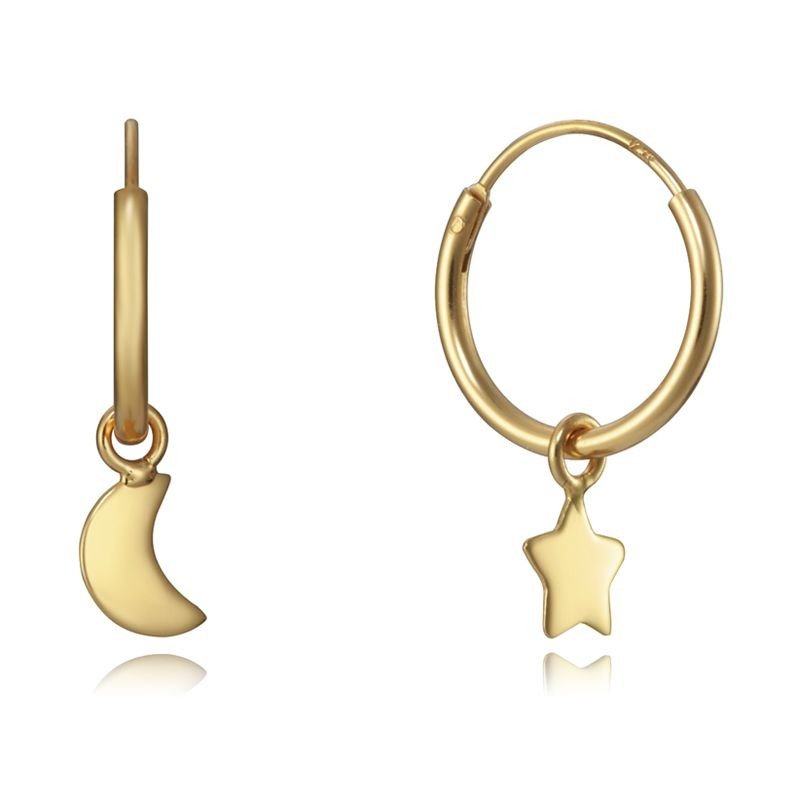 Pendientes Viceroy 5064E100-08 Acero Luna y estrella  Mujer