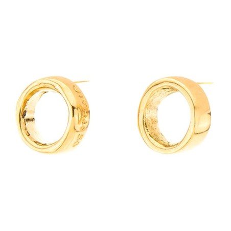 Pendientes UNO de 50 OSIRIS Dorados Mujer