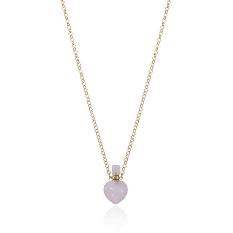 Collar Viceroy 14046C01017 acero dorado y piedra corazon Mujer