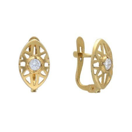 Conjunto comunión circonita Oro 18 K