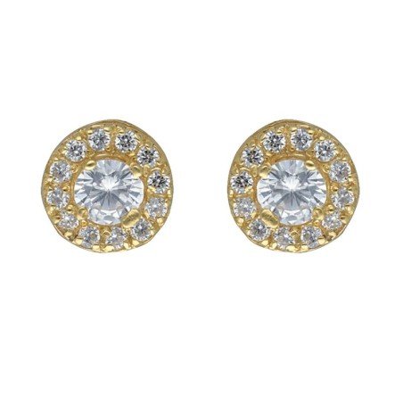 Conjunto comunión circonitas Oro 18 K 15