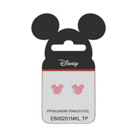 Pendientes Disney E600201NKL.TP Mickey Acero Rosa