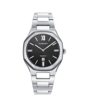Reloj VICEROY 45000-53 Colección Laura Escanes caja de acero con doble bisel en acero e Ip negro con cristal zafiro 10 atm