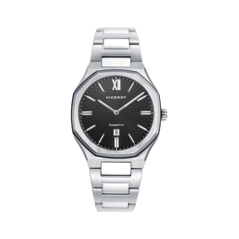 Reloj VICEROY Mujer Colección Laura Escanes - Esfera Negra con Doble Bisel IP Negro y Brazalete de Acero | 10 ATM | 45000-53 Reloj VICEROY Mujer Colección Laura Escanes - Esfera Negra con Doble Bisel IP Negro y Brazalete de Acero | 10 ATM | 45000-53