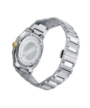 Reloj VICEROY 45009-33 colección Laura Escanes caja de acero con doble bisel en acero Ip dorado con cristal zafiro 10 atm