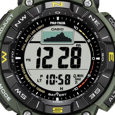 Reloj Casio PRO-TREK PRG-340-3ER Digital Outdoor imprescindibles Resistente Inmersión Buceo/Montaña Senderismo (100 metros)