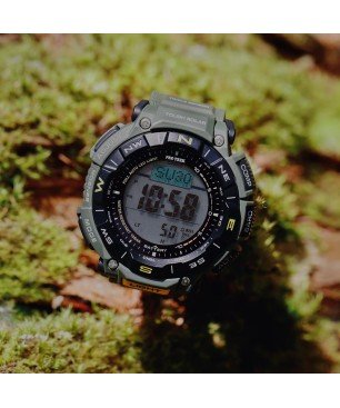 Reloj Casio PRO-TREK PRG-340-3ER Digital Outdoor imprescindibles Resistente Inmersión Buceo/Montaña Senderismo (100 metros)