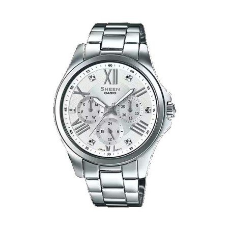 Reloj Casio Sheen Analógico para Mujer Acero Inoxidable SHE-3806D-7AUER