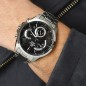 Reloj Casio EDIFICE EFV-580D-1AVUEF Cronógrafo plateado con esfera negra - Sumergible (100m) Reloj Casio EDIFICE EFV-580D-1AVUEF Cronógrafo plateado con esfera negra - Sumergible (100m)