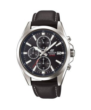 Reloj Casio EDIFICE EFV-560L-1AVUEF Cronógrafo con correa de Piel auténtica sumergible (100m)