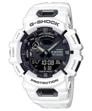 Reloj CASIO G-SHOCK Para Hombre - G-Squad Deportivo Smartphone Link - Blanco/Negro - Sumergible (200m) - GBA-900-7AER