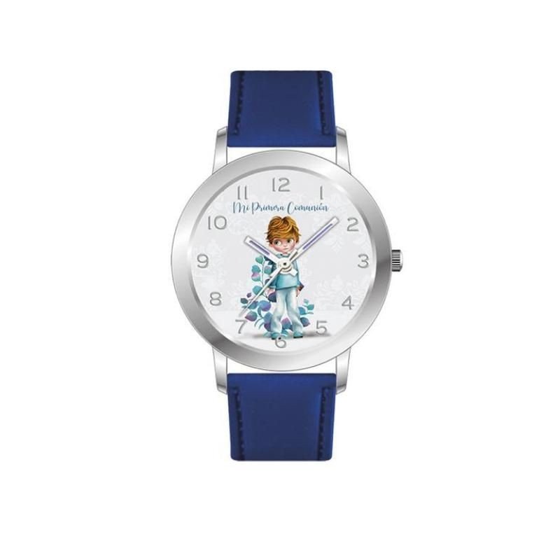 Reloj Comunión 44194 Piel Azul Niño Reloj Comunión 44194 Piel Azul Niño