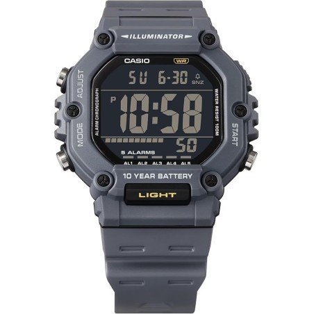 Reloj CASIO AE-1600H-8BVEF Digital Hombre Esfera Negra Sumergible (100m)