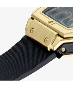 Reloj Radiant Hombre Ryan Dorado/Correa Silicona RA655202
