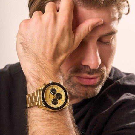 Reloj Radiant para Hombre Marlon Negro Dorado RA668704