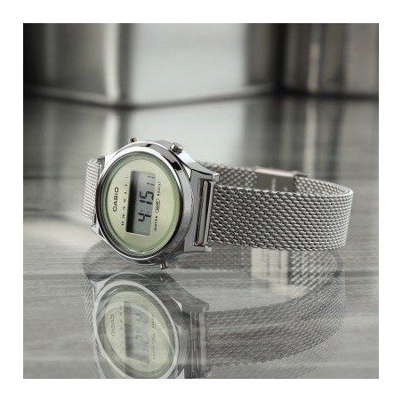 Reloj de Pulsera CASIO Para Mujer - Mini Collection Esfera Verde Digital - LA700WEM-3AEF