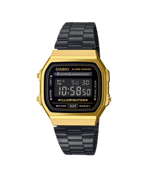 Reloj Vintage CASIO Hombre - Iconic Series Electroluminiscente - A168WEGB-1BEF