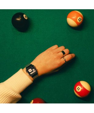 Reloj CASIO Vintage Unisex - EDGY Collection Plateado - A130WE-1AEF