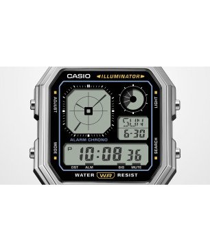 Reloj CASIO Vintage Unisex - EDGY Collection Plateado - A130WE-1AEF