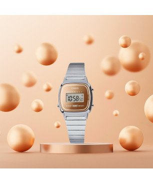 Reloj CASIO Vintage Mujer - Mini Collection Esfera Rosa Salmón - LA670WES-4AEF