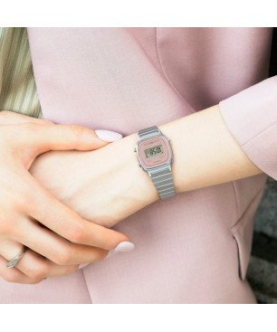Reloj Vintage CASIO Mujer - Mini Collection Esfera Rosa - LA670WEA-4A2EF